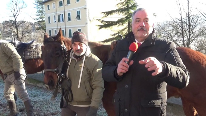 3′ con… La festa di S.Antonio a Casaleggio Boiro con la benedizione degli animali