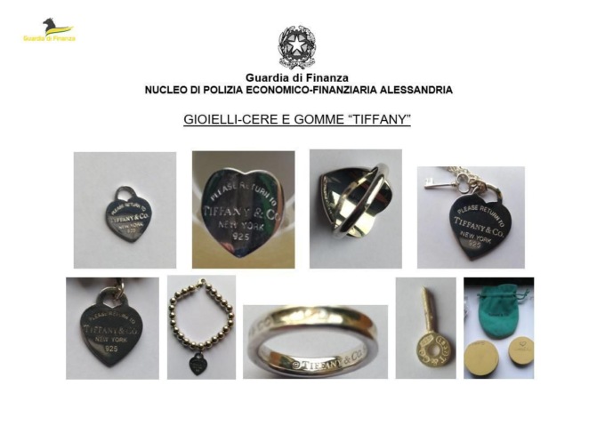 Gdf Alessandria, operazione “Cuore d’argento”: scoperti oltre 900 gioielli contraffatti