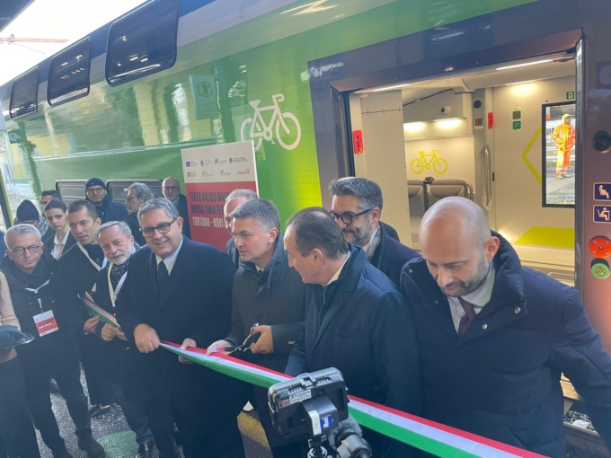 Inaugurata la nuova linea ferroviaria Tortona-Novi