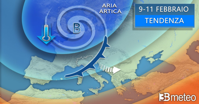 Meteo, torna l’inverno in Italia con pioggia e neve sulle alture