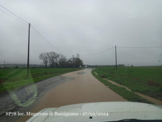 Allerta gialla nell’alessandrino, molte le strade chiuse per allagamenti