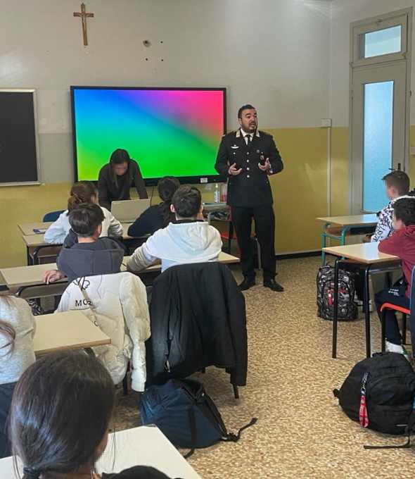 “Cultura della Legalità”, i Carabinieri di Viguzzolo incontrano gli studenti della Scuola “Perosi”