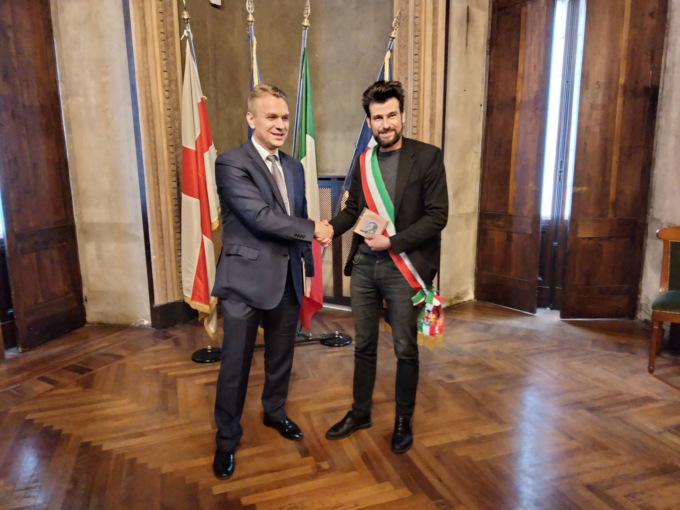 Il Console Generale di Romania Cosmin Dumitrescu in visita ad Alessandria