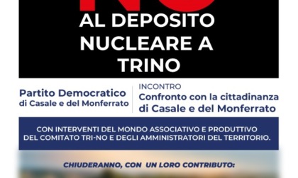 Questa sera appuntamento a Casale Monferrato per dire "No" al deposito nucleare di Trino