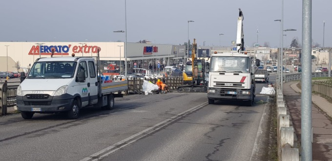 Chiuso fino a domenica 18 febbraio il ponte Tiziano ad Alessandria, questa mattina traffico in tilt