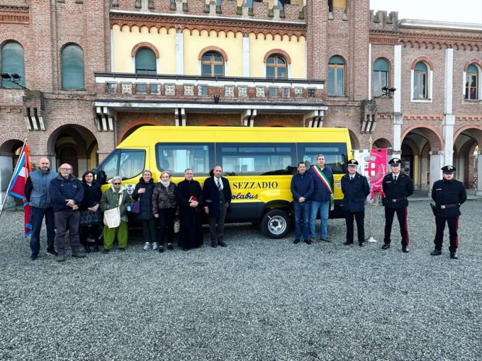 Anche Sezzadio ha un nuovo scuolabus per i piccoli alunni della scuola materna e primaria