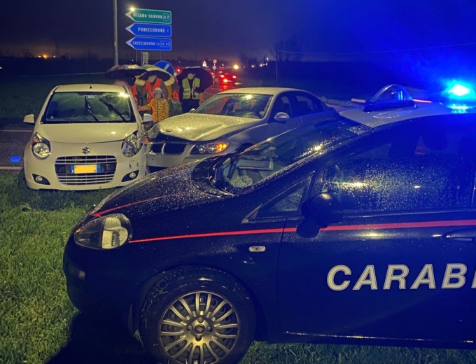 Pontecurone, incidente all’ingresso del paese