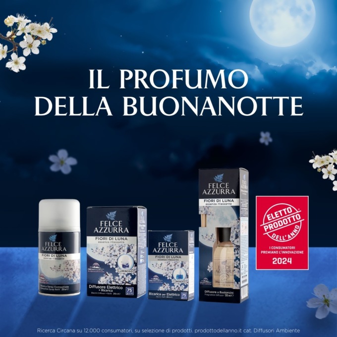 Paglieri, Felce Azzurra “Fiori di Luna” eletto prodotto dell’anno 2024
