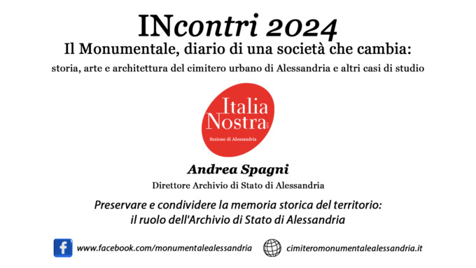 Alessandria, martedì incontro sul ruolo dell’Archivio di Stato