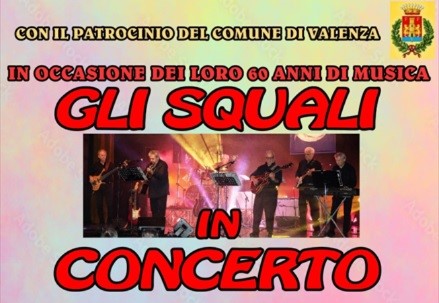 Al Teatro Sociale di Valenza Gli Squali in concerto con la straordinaria partecipazione dei Dik Dik