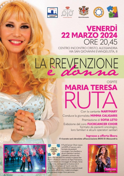 Marzo Donna, tante iniziative al Cristo, arrivano Maria Teresa Ruta e Viola Valentino