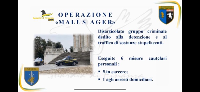 Torino, operazione “Malus Ager”, 6 arresti per traffico di droga