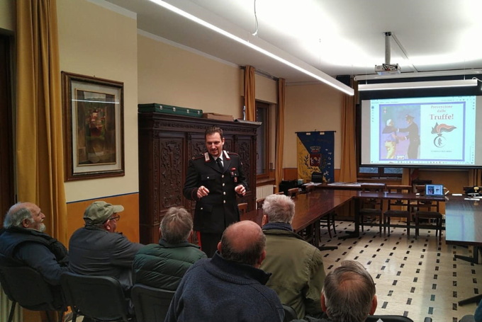 Murisengo, i Carabinieri incontrano gli anziani per parlare di truffe