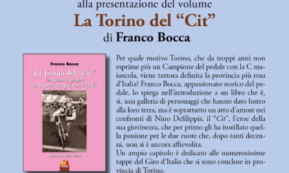 Tortona, venerdì 22 marzo presentazione del libro “La Torino del “Cit” di Franco Bocca
