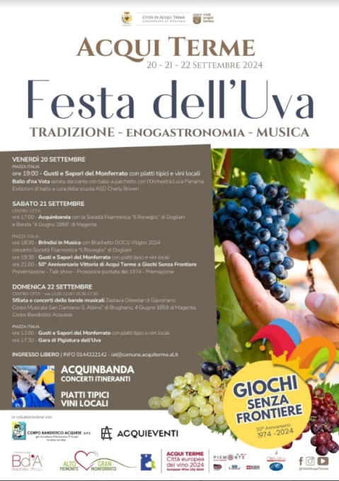 Alessandria, gli eventi in programma in provincia sabato 21 settembre