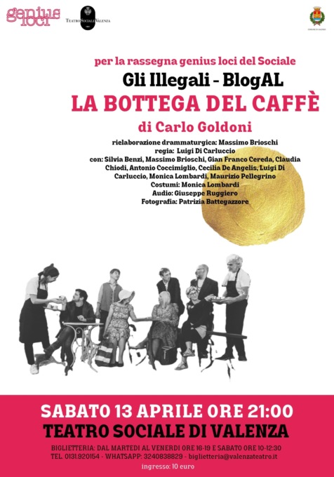 Valenza, stasera al Teatro Sociale “la Bottega del Caffè”