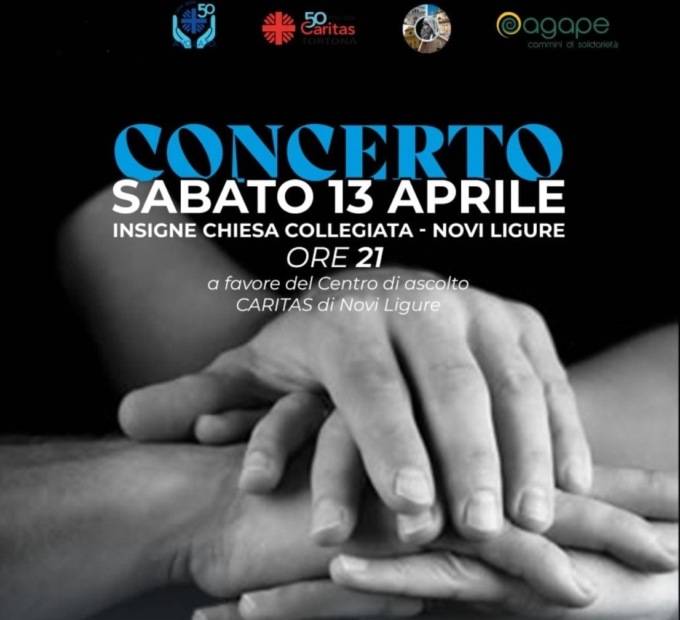 Novi Ligure: il 13 aprile concerto benefico a favore del Centro di ascolto Caritas
