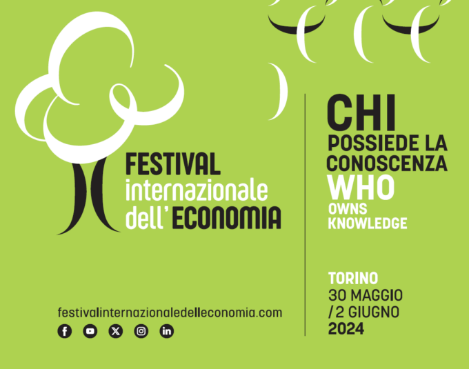 Il 30 maggio torna a Torino il Festival Internazionale dell’Economia