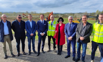 Asti-Cuneo, il presidente Cirio e l’assessore Gabusi in cantiere