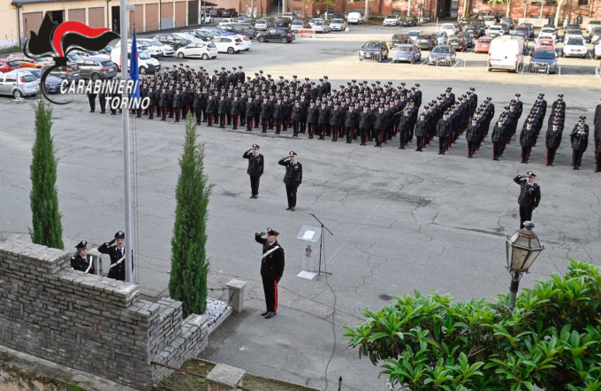 Torino, visita del Comandante delle Scuole dell’Arma dei Carabinieri alla Scuola Allievi