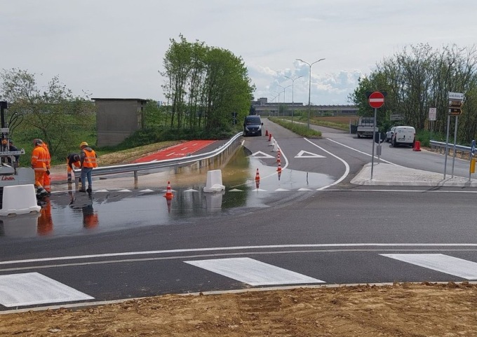 Guasto ad una tubazione dell’acqua a Spinetta Marengo: riparazione entro il pomeriggio