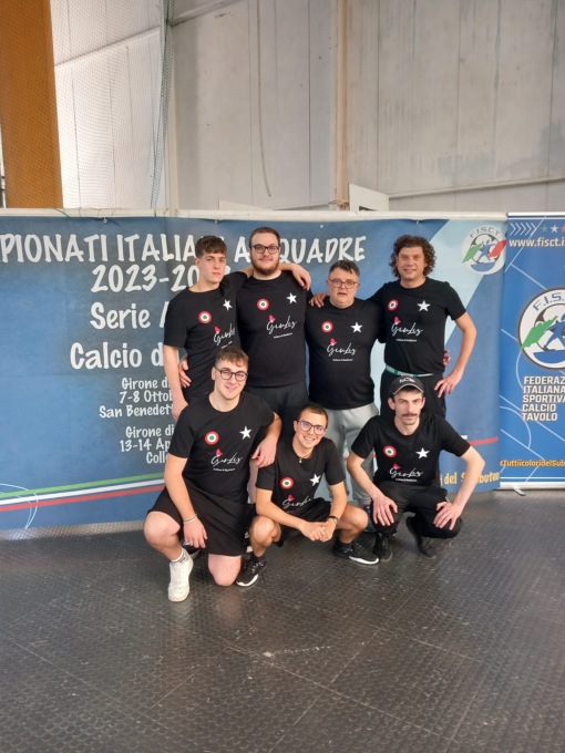 Calcio da Tavolo, Casale promosso in serie A: Fiamme Azzurre Roma vincono lo Scudetto