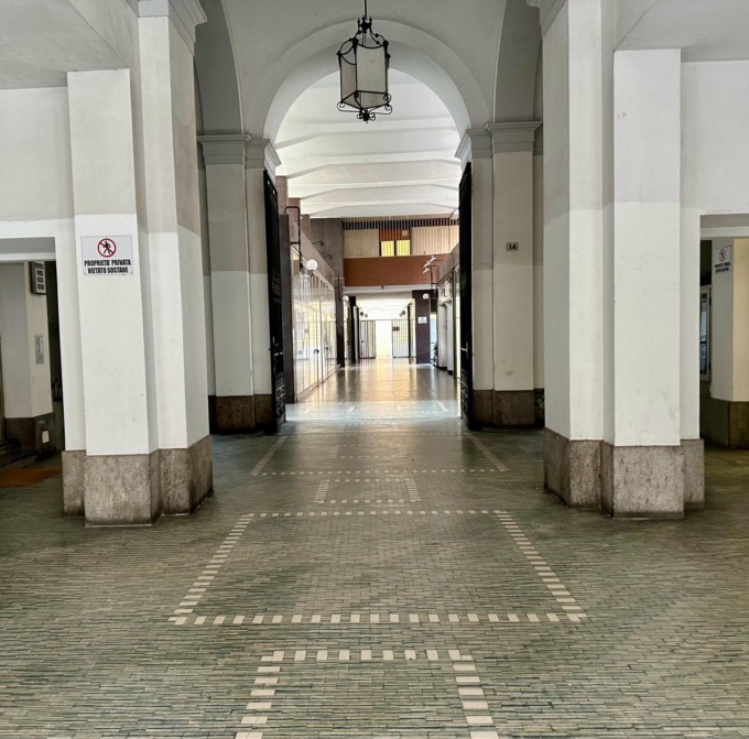 Parte il restauro della Galleria Universo di via Dante ad Alessandria, ferma da anni