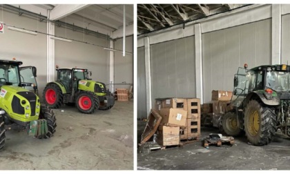 Ritrovati i tre trattori rubati a Pomaro Monferrato e Valenza