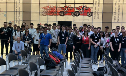 Gli studenti del Ciampini-Boccardo di Novi Ligure in visita alla Ducati