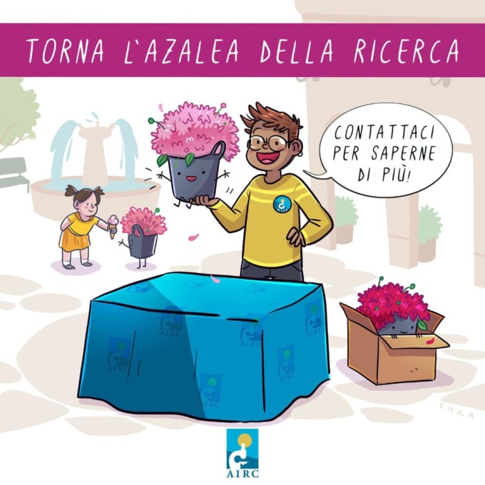 Il 12 maggio nelle piazze italiane torna l’Azalea della Ricerca di Fondazione AIRC
