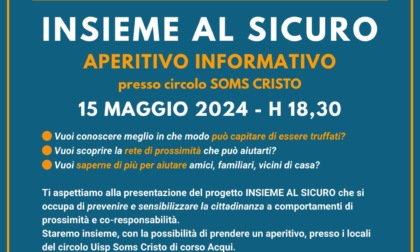 Alessandria: un nuovo appuntamento formativo con "Insieme al sicuro"