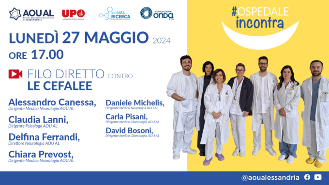 Giornata nazionale del mal di testa: un’edizione speciale di “Ospedale Incontra”