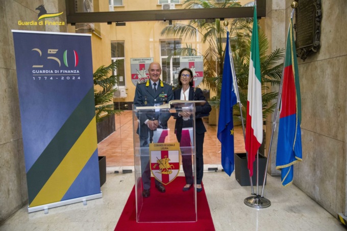 Il Prefetto di Genova al Comando regionale della Guardia di Finanza