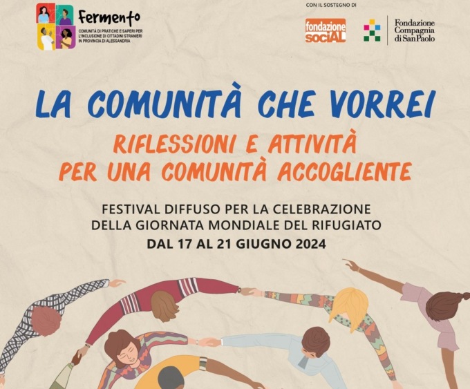 “La comunità che vorrei”: un festival per celebrare la Giornata Mondiale del Rifugiato