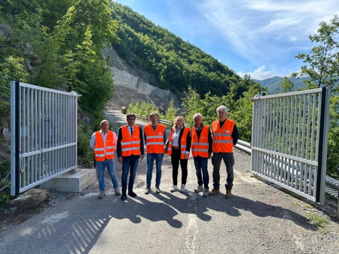 Dopo due anni di isolamento, riapre la provinciale 147 a Carrega Ligure