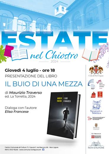 Novi Ligure, giovedì alla Biblioteca Civica si presenta “Il buio di una mezza”