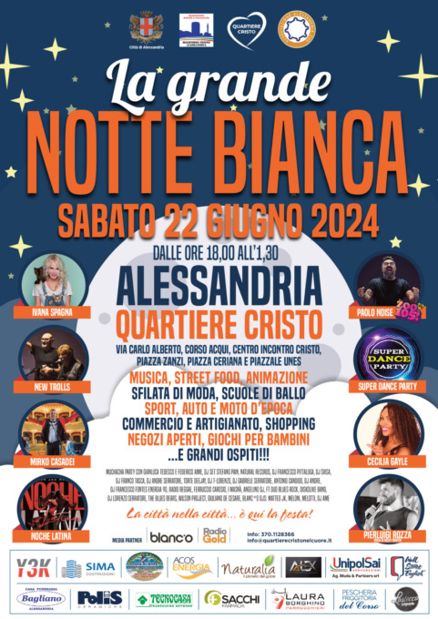 Alessandria, gli eventi in programma in provincia sabato 22 giugno