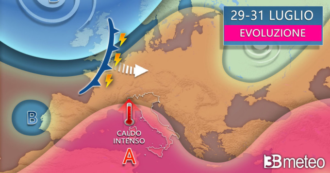 In arrivo una nuova ondata di caldo africano, che durerà fino ai primi di agosto