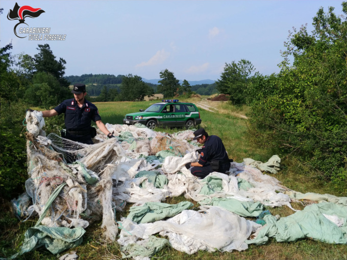 Rifiuti abbandonati in un’area protetta del Parco del Po a Coniolo: scoperto il responsabile