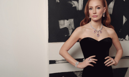 L'attrice Jessica Chastain protagonista della nuova campagna del Gruppo Damiani