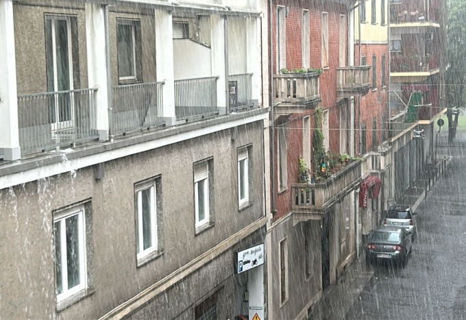 Nubifragio in provincia di Alessandria: forte grandinata a Quattordio