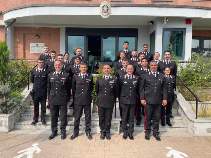 Al Comando Provinciale di Asti arrivano 19 nuovi Carabinieri in rinforzo