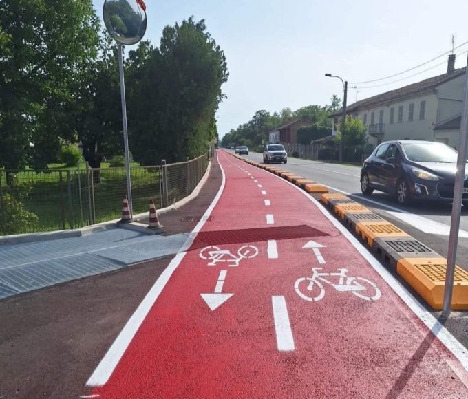 Ultimata la pista ciclopedonale che collega Cabanette ad Alessandria