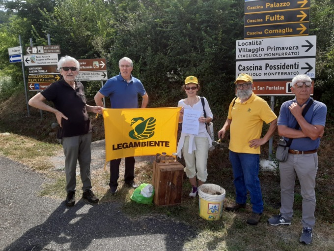 Legambiente, sit in sulle rive del torrente Piota