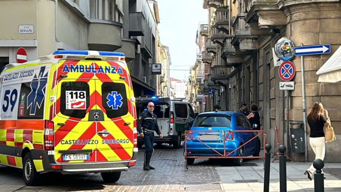 Pedone investito in via Trotti ad Alessandria: non è grave