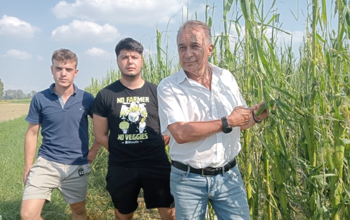 L’assessore regionale all’Agricoltura in mezzo ai campi flagellati dalla grandine