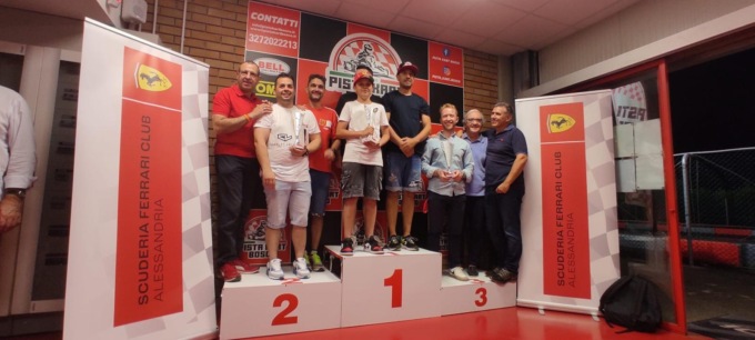 Scuderia Ferrari Club Alessandria: gara endurance tra i soci sulla pista di kart a Bosco Marengo