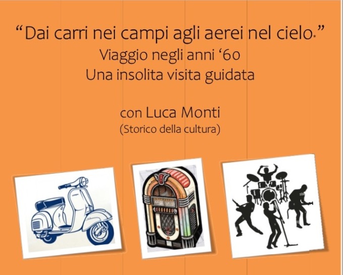 Al Centro Comunale di Cultura la visita alla mostra dedicata agli anni ’60 con Luca Monti