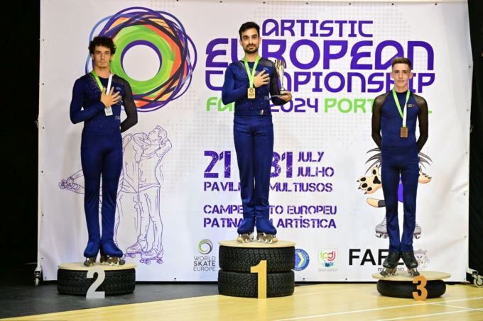 Sport: la straordinaria esperienza di Francesco Meloni agli Europei di pattinaggio in line