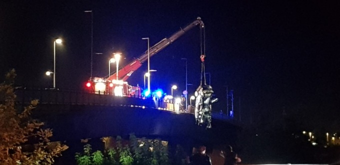 Alessandria, auto finita nel Tanaro, morto conducente